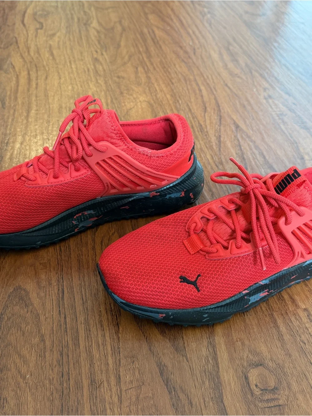 PUMA Pacer Future Color Utility Red Black Men's 10.5